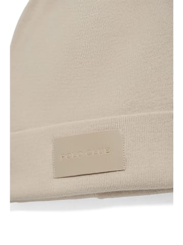 Polo Club Czapka beanie w kolorze beżowym