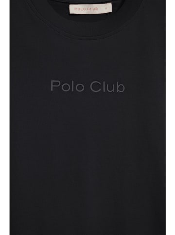 Polo Club Shirt in Schwarz