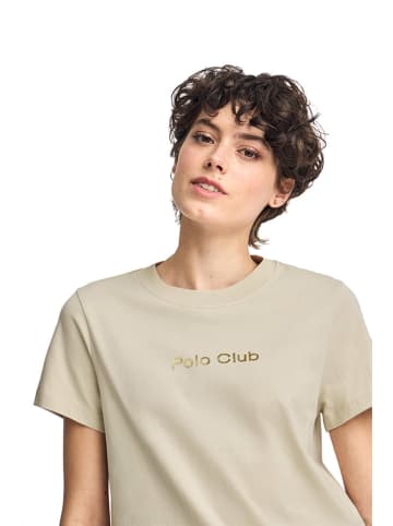 Polo Club Shirt in Beige