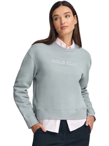 Polo Club Sweatshirt in Hellblau