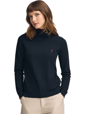 Polo Club Rollkragenpullover in Dunkelblau