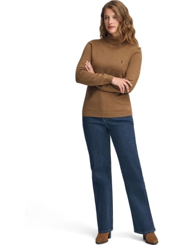 Polo Club Rollkragenpullover in Hellbraun