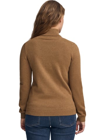 Polo Club Rollkragenpullover in Hellbraun