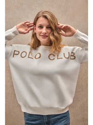 Polo Club Sweter w kolorze kremowym