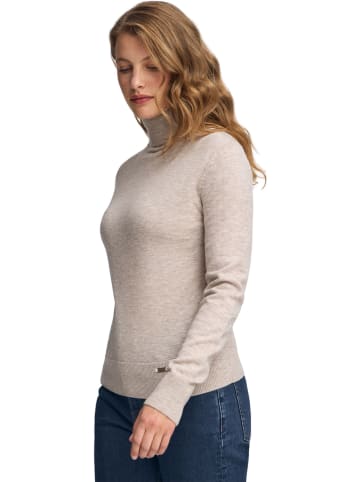 Polo Club Woll-Rollkragenpullover in Beige