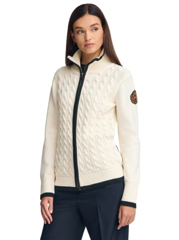 Polo Club Cardigan in Creme