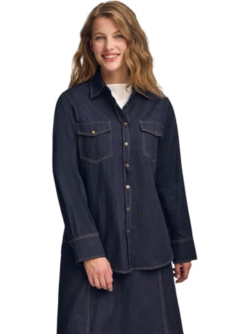 Polo Club Spijkerblouse - relaxed fit - donkerblauw