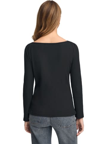 Polo Club Longsleeve in Schwarz