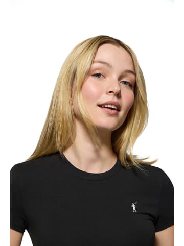 Polo Club Shirt in Schwarz