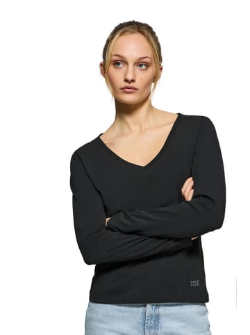 Polo Club Longsleeve in Schwarz