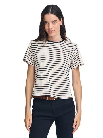 Polo Club Shirt crème/zwart