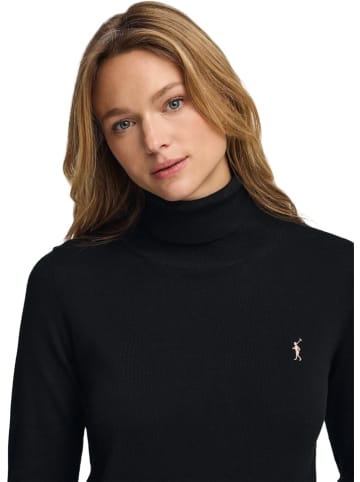 Polo Club Rollkragenpullover in Schwarz