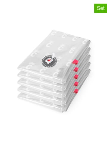 Compactor 5-delige set: vacuümzakken "Multi Aspispace" transparant - (L)90 x (B)55 cm