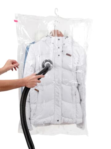 Compactor 2er-Set: Vakuumbeutel "Variety Espace" in Transparent