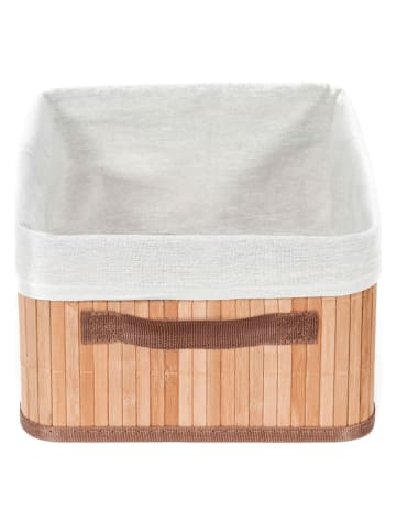 Compactor Aufbewahrungskorb in Hellbraun - (B)35 x (H)25 x (T)15 cm