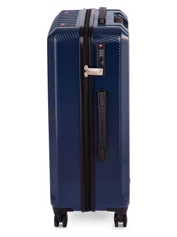 Compactor Hardcase-trolley "Terra" donkerblauw - (B)48,5 x (H)68 x (D)26 cm