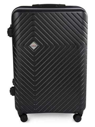 Compactor Hardcase-trolley "Cosmos" zwart - (B)80,5 x (H)53 x (D)31,5 cm