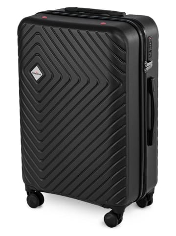 Compactor Hardcase-trolley "Cosmos" zwart - (B)46,5 x (H)68 x (D)26 cm