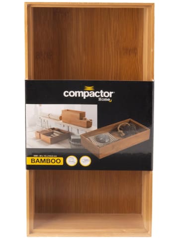 Compactor Opbergbox "Osaka" beige - (B)22,5 x (H)15 x (D)6,5 cm