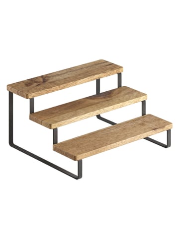 metaltex Gewürztreppe in Hellbraun - (B)27 x (H)13 x (T)23 cm