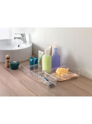 metaltex 4er-Set: Organizer in Transparent - (B)15,5 x (H)30,5 x (T)5,5 cm