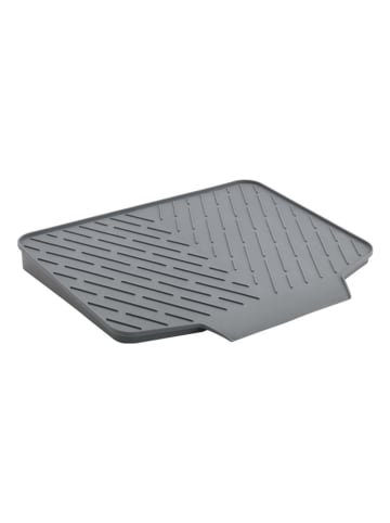 metaltex Abtropfmatte "Gravity-Duo" in Grau - (L)40 x (B)33 cm