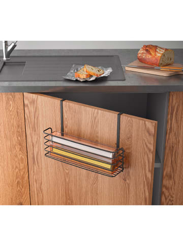 metaltex Hangmand "Lava" zwart - (B)34 x (H)22 x (D)12 cm