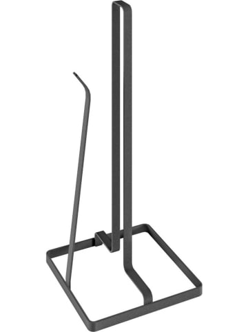 metaltex Uchwyt "Lava" w kolorze czarnym na ręcznik papierowy - 14 x 32 x 14 cm