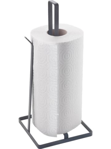 metaltex Küchenrollenhalter ''Lava'' in Schwarz - (B)14 x (H)32 x (T)14 cm