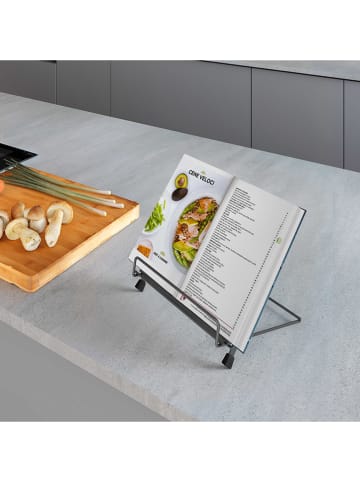 metaltex Kochbuchablage "Tokyo" in Schwarz - (B)20 x (H)18 x (T)16 cm