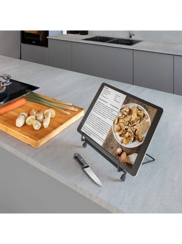 metaltex Kochbuchablage "Tokyo" in Schwarz - (B)20 x (H)18 x (T)16 cm