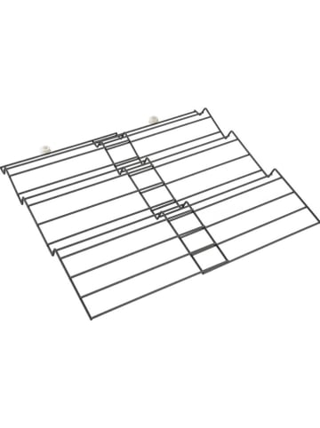 metaltex Gewürzregal ''X-Pand'' in Schwarz - (B)26 x (H)3 x (T)47 cm