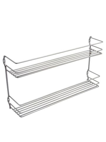 metaltex Kruidenrek ''Pepito'' zilverkleurig - (B)36 x (H)19 x (D)8 cm