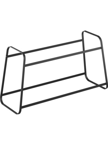 metaltex Regał "Derby" w kolorze czarnym na buty - 52 x 27 x 18 cm