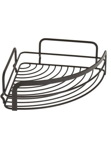 metaltex Hoekrek "Origin" zwart - (B)20 x (H)6 x (D)20 cm