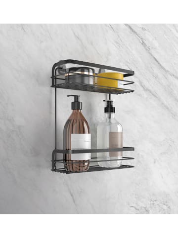 metaltex Badrek "Origin" zwart - (B)26 x (H)30 x (D)10 cm