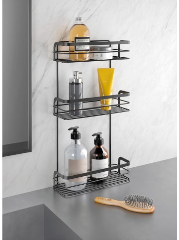 metaltex Badrek "Origin" zwart - (B)26 x (H)48 x (D)10 cm