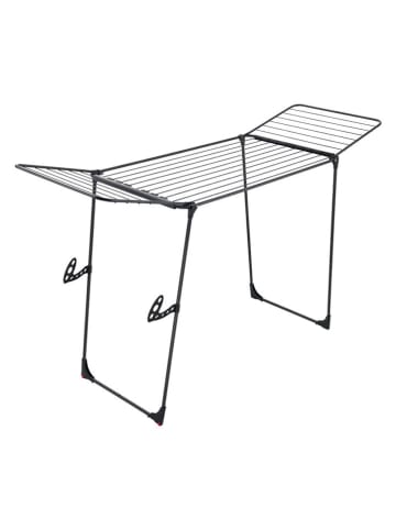 metaltex Flügelwäschetrockner in Schwarz - (B)197 x (H)115 x (T)65 cm