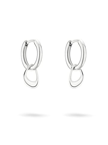 Liebeskind Edelstahl-Creolen in Silber