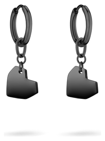 Liebeskind Kolczyki-kreole w kolorze czarnym