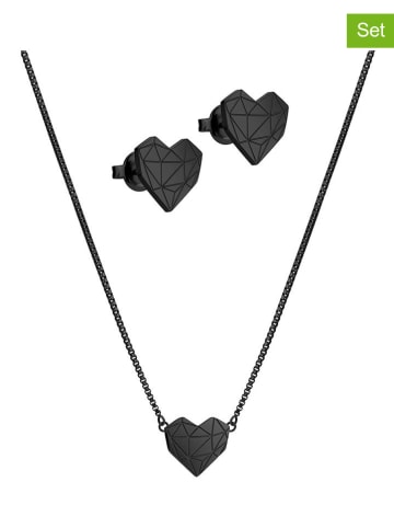 Liebeskind 2tlg Schmuckset in Schwarz