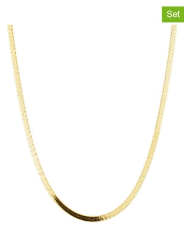 Liebeskind 2er-Set: Halsketten - (L)45 cm