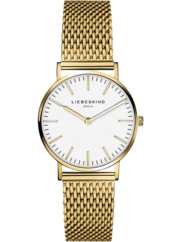 Liebeskind Quarzuhr in Gold/ Weiß