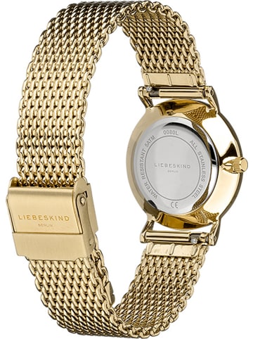 Liebeskind Quarzuhr in Gold/ Weiß