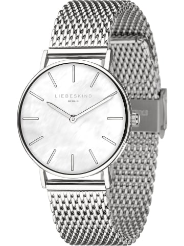 Liebeskind Quarzuhr in Silber/ Weiß