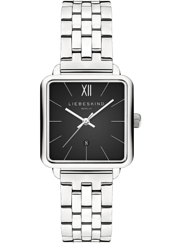 Liebeskind Kwartshorloge zilverkleurig/zwart