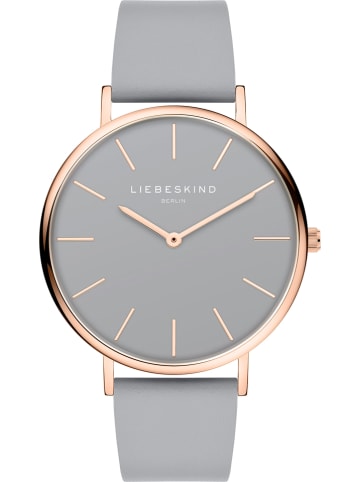 Liebeskind Kwartshorloge grijs/roségoudkleurig