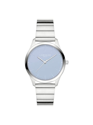 Liebeskind Quarzuhr in Silber/ Hellblau