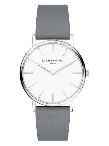 Liebeskind Quarzuhr in Grau/ Silber/ Weiß