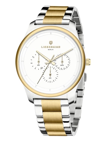 Liebeskind Chronograaf zilverkleurig/goudkleurig/wit